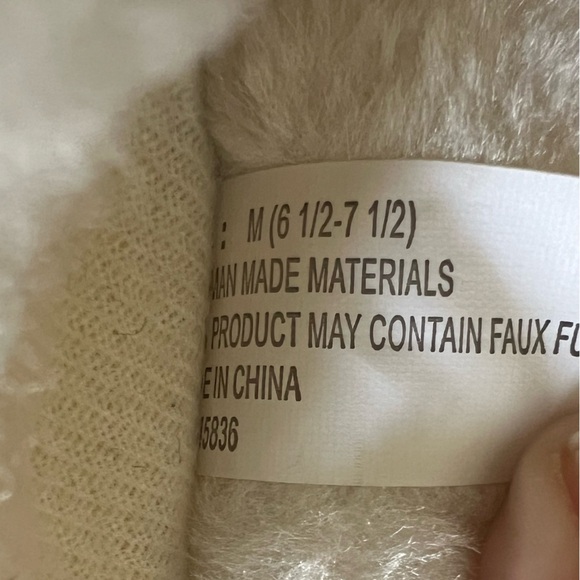 AEROSOLES Cozy Blue and Cream Slippers - Picture 4 of 5